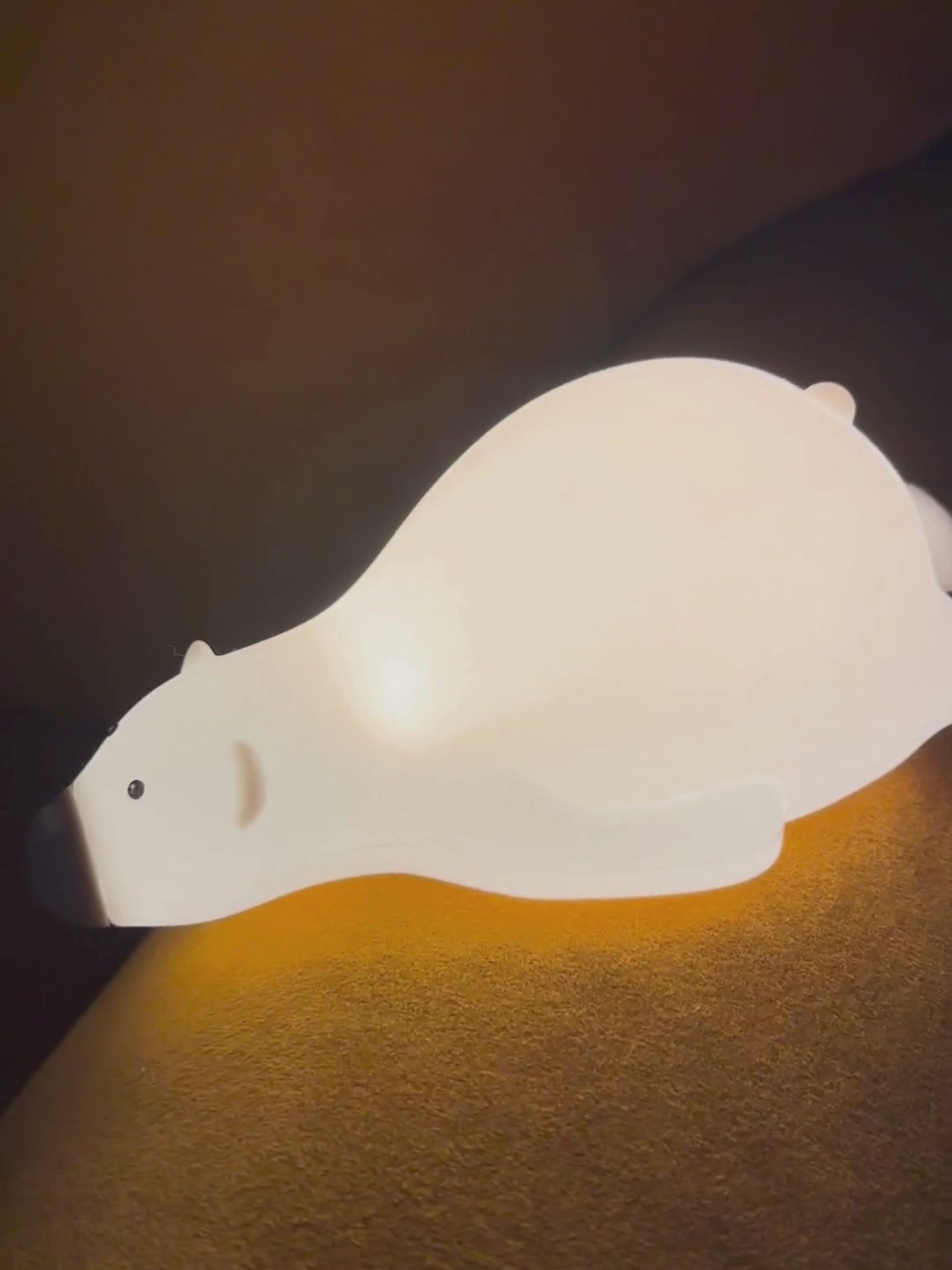 Polar Bear Night Light With Touch Control